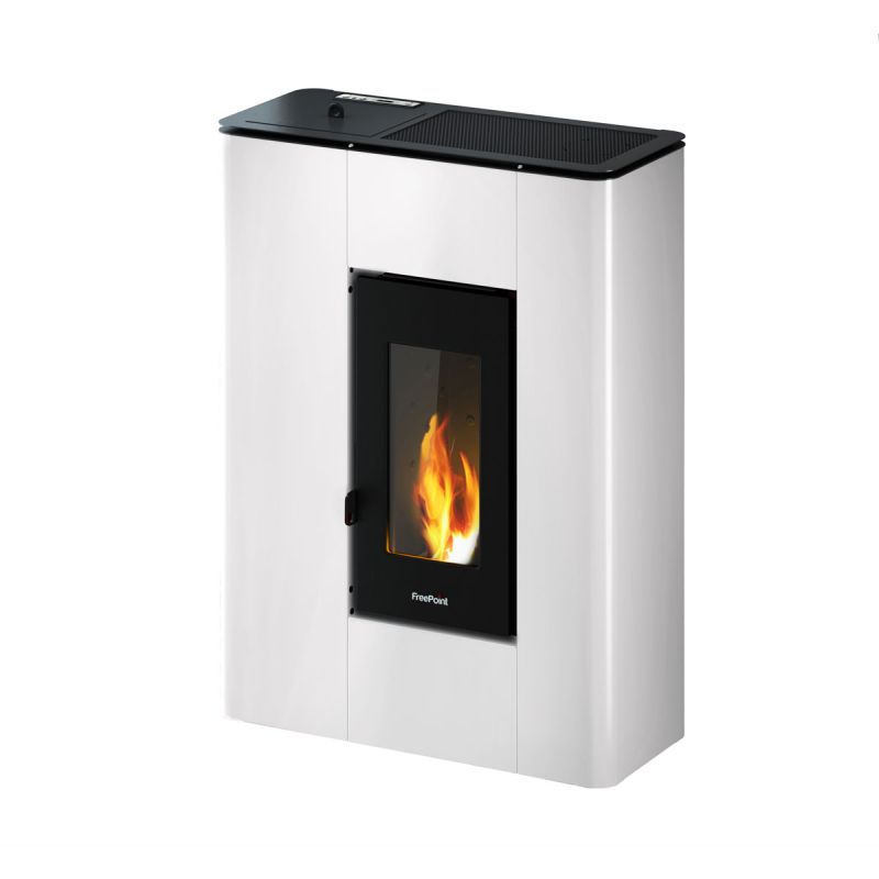 Pelletofen Atrium weiss