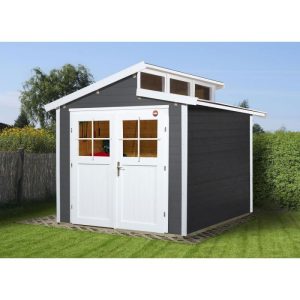 Weka Gartenhaus 226 267 x 261 x 252 cm schwarz Weka Gartenhaus 226 267 x 261 x 252 cm schwarz