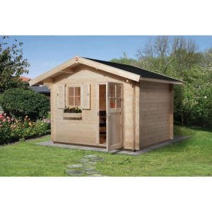 Weka Gartenhaus Premium 45 mm 380 x 370 x 262 cm Weka Gartenhaus Premium 45 mm 380 x 370 x 262 cm