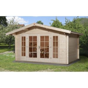 Weka Weekendhaus 137 Größe 1/2 380 x 300 x 262 cm Weka Weekendhaus 137 Größe 1/2 380 x 300 x 262 cm
