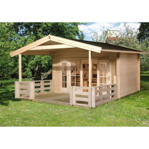 Weka Weekendhaus 137 B Größe 1/2 460 x 510 x 262 cm Weka Weekendhaus 137 B Größe 1/2 460 x 510 x 262 cm