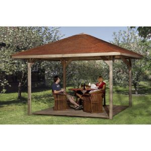 Weka Holzpavillon 651 A Größe 1/2 433 x 433 x 204 cm Weka Holzpavillon 651 A Größe 1/2 433 x 433 x 204 cm