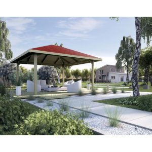 Weka Holzpavillon 651 A Größe 1/2 480 x 480 x 204 cm Weka Holzpavillon 651 A Größe 1/2 480 x 480 x 204 cm