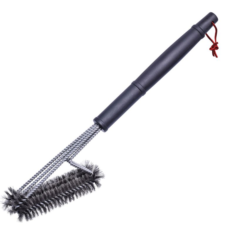 Grillbürste schwarz 45"