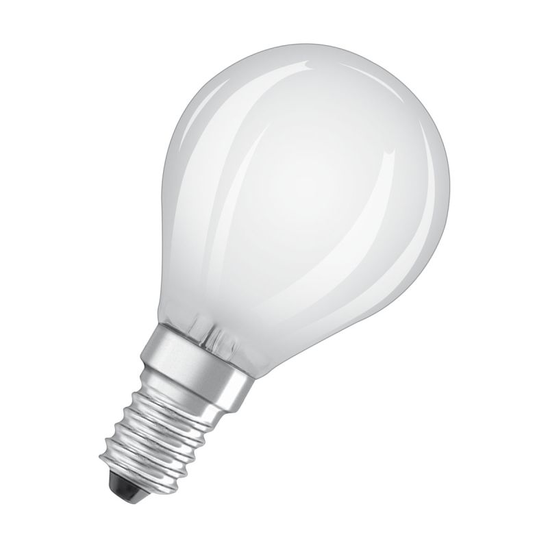 LED Tropfen dim E14 470lm 2.700K 40 WErsatz warmweiss Filament matt
