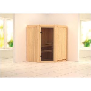 Karibu Taurin Eckeinstieg ohne Zubehör ohne Kranz Graphittür