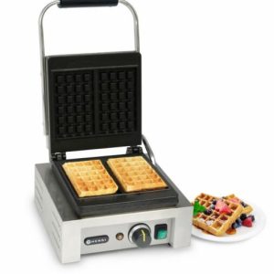 HENDI Waffeleisen Liège, zwei 4×6 rechteckige Muster HENDI Waffeleisen Liège, zwei 4×6 rechteckige Muster