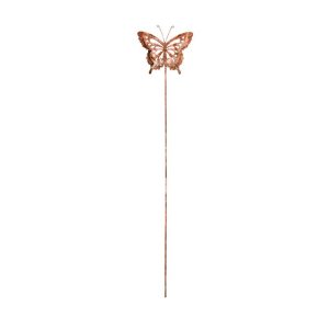 Kunstgewerbe Gehlmann Metallstecker Schmetterling 18 x 95 cm rosa/rustik Kunstgewerbe Gehlmann Metallstecker Schmetterling 18 x 95 cm rosa/rustik