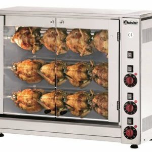Bartscher Elektro Hähnchengrill P12N, 3 Spieße für 12 Hähnchen Bartscher Elektro Hähnchengrill P12N, 3 Spieße für 12 Hähnchen