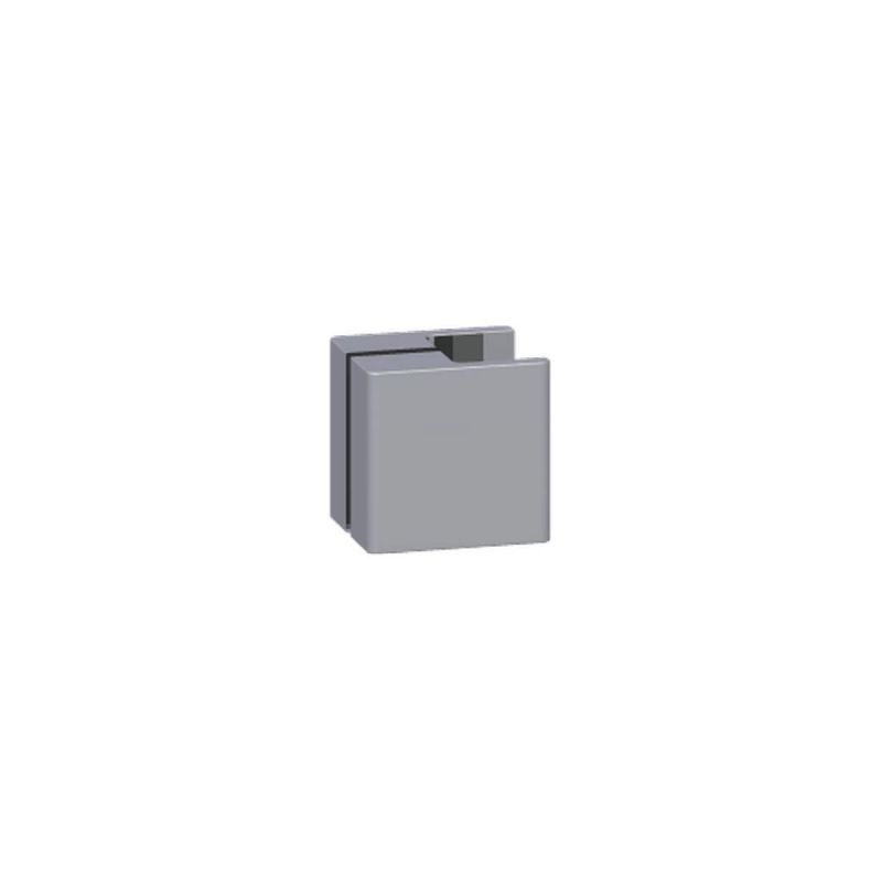Scanbad Griff 5 x 5 cm für Duschtür chrom