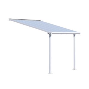 Palram Terrassenüberdachung Olympia 300 x 300 cm weiß Palram Terrassenüberdachung Olympia 300 x 300 cm weiß