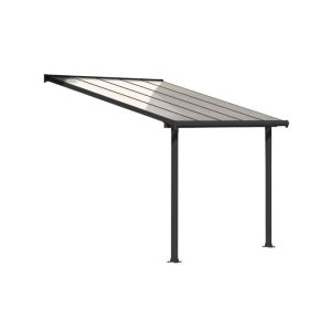 Palram Terrassenüberdachung Olympia 300 x 300 cm grau Palram Terrassenüberdachung Olympia 300 x 300 cm grau