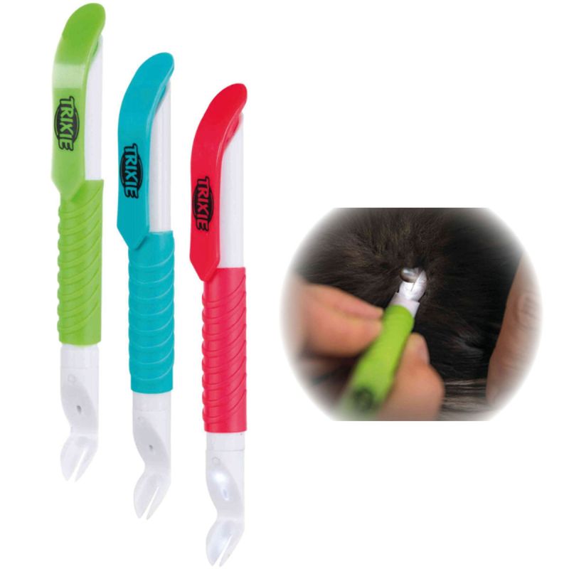 Trixie Dog Zecken-Stift mit LED-Licht 14 cm