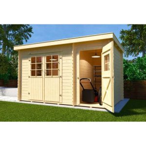 Weka Gartenhaus 254 Größe 1 mit 2 Raum Flachdach Weka Gartenhaus 254 Größe 1 mit 2 Raum Flachdach
