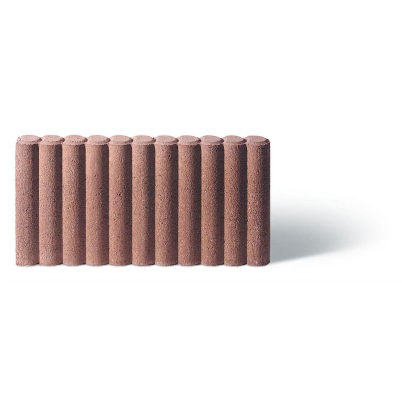 Diephaus Palisaden-Bordstein 50 x 25 x 6 cm Erdbraun