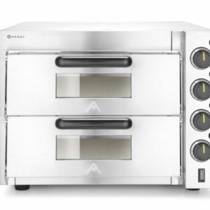 HENDI Doppeldeck-Pizzaofen mit Timer, Backkammer 415×400mm HENDI Doppeldeck-Pizzaofen mit Timer, Backkammer 415×400mm