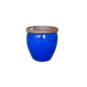 Haveson Pflanztopf Big Pot blau glasiert Durchmesser 30 x 30 cm Haveson Pflanztopf Big Pot blau glasiert Durchmesser 30 x 30 cm