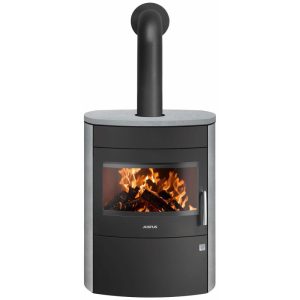 Kaminofen Agero 2.0 Stahl SchwarzSpeckstein