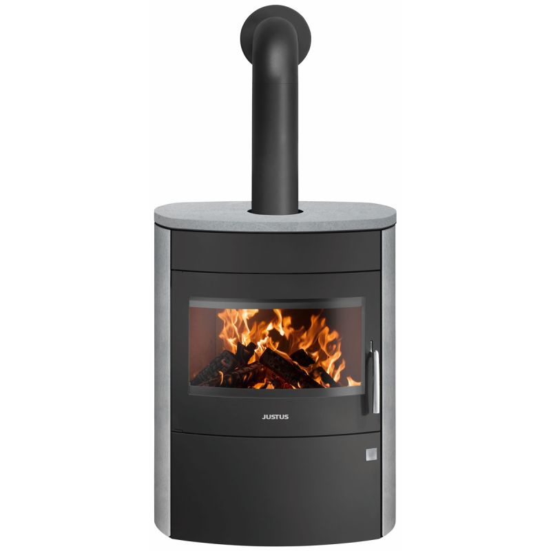 Kaminofen Agero 2.0 Stahl SchwarzSpeckstein