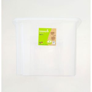 keeeper Aufbewahrungsbox Emil 55 x 29,5 x 39,5 cm 45 L transparent keeeper Aufbewahrungsbox Emil 55 x 29,5 x 39,5 cm 45 L transparent