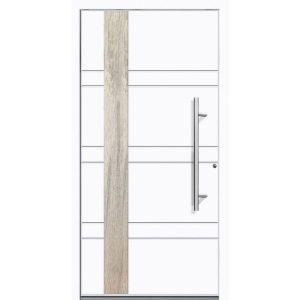 Aluminium Sicherheits-Haustür Monza Superior 60 mm weiß 110 x 210 cm Anschlag rechts inkl Griffset Aluminium Sicherheits-Haustür Monza Superior 60 mm weiß 110 x 210 cm Anschlag rechts inkl Griffset