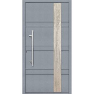 Aluminium Sicherheits-Haustür Monza Superior 60 mm grau 110 x 210 cm Anschlag links inkl Griffset Aluminium Sicherheits-Haustür Monza Superior 60 mm grau 110 x 210 cm Anschlag links inkl Griffset