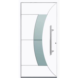 Aluminium Sicherheits-Haustür Verona Superior 60 mm weiß 110 x 210 cm Anschlag rechts inkl Griffset Aluminium Sicherheits-Haustür Verona Superior 60 mm weiß 110 x 210 cm Anschlag rechts inkl Griffset