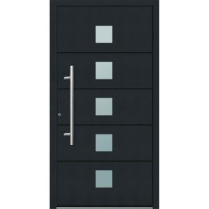 Aluminium Sicherheits-Haustür Tarent Superior 60 mm anthrazit 110 x 210 cm Anschlag links inkl Griffset Aluminium Sicherheits-Haustür Tarent Superior 60 mm anthrazit 110 x 210 cm Anschlag links inkl Griffset