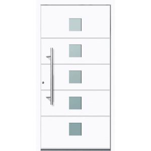 Aluminium Sicherheits-Haustür Tarent Superior 60 mm weiß 110 x 210 cm Anschlag links inkl Griffset Aluminium Sicherheits-Haustür Tarent Superior 60 mm weiß 110 x 210 cm Anschlag links inkl Griffset