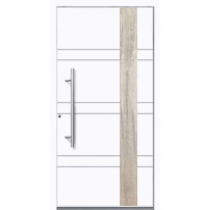 Aluminium Sicherheits-Haustür Monza Superior 60 mm weiß 100 x 210 cm Anschlag links inkl Griffset Aluminium Sicherheits-Haustür Monza Superior 60 mm weiß 100 x 210 cm Anschlag links inkl Griffset