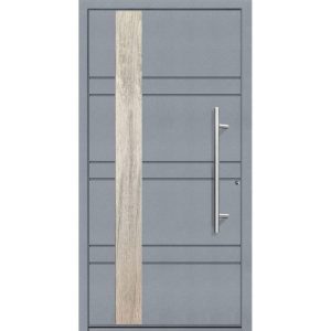 Aluminium Sicherheits-Haustür Monza Superior 60 mm grau 100 x 210 cm Anschlag rechts inkl Griffset Aluminium Sicherheits-Haustür Monza Superior 60 mm grau 100 x 210 cm Anschlag rechts inkl Griffset