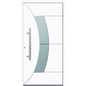 Aluminium Sicherheits-Haustür Verona Superior 60 mm weiß 100 x 210 cm Anschlag links inkl Griffset Aluminium Sicherheits-Haustür Verona Superior 60 mm weiß 100 x 210 cm Anschlag links inkl Griffset