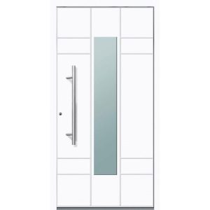 Aluminium Sicherheits-Haustür Como Superior weiß 100 x 210 x 6 cm links Aluminium Sicherheits-Haustür Como Superior weiß 100 x 210 x 6 cm links