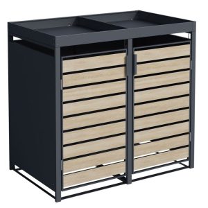 Durabil Mülltonnenbox Style für 2 x 240 L Durabil Mülltonnenbox Style für 2 x 240 L