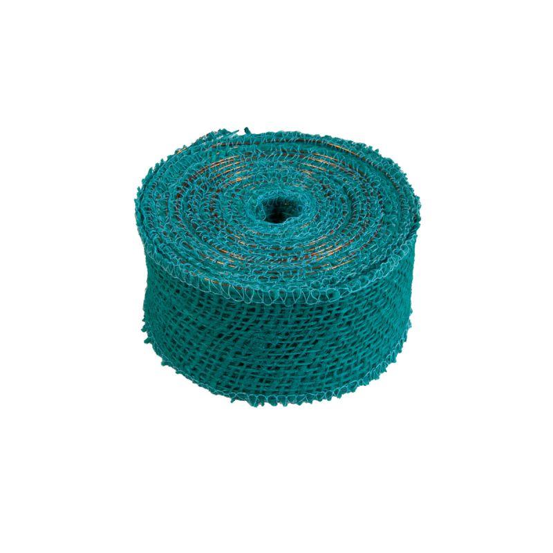 Windhager Jute-Band 5 x 1000 cm wasserblau