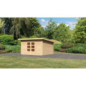Karibu  Gartenhaus Northeim 4 naturbelassen 40 mm
