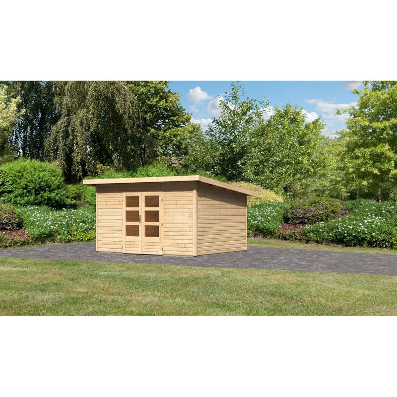 Karibu  Gartenhaus Northeim 4 naturbelassen 40 mm