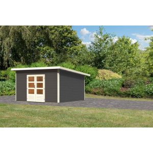 Karibu  Gartenhaus Northeim 5 terragrau 40 mm