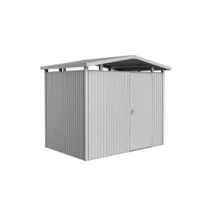 Biohort Gerätehaus Panorama Größe P2 silber-metallic mit Standardtür Biohort Gerätehaus Panorama Größe P2 silber-metallic mit Standardtür