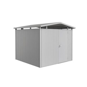 Biohort Gerätehaus Panorama Größe P4 silber-metallic mit Standardtür Biohort Gerätehaus Panorama Größe P4 silber-metallic mit Standardtür