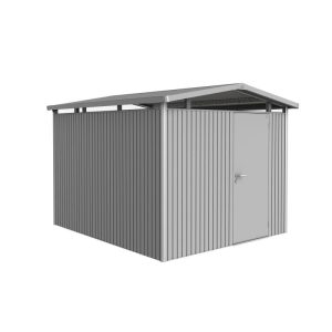 Biohort Gerätehaus Panorama Größe P5 silber-metallic mit Standardtür Biohort Gerätehaus Panorama Größe P5 silber-metallic mit Standardtür
