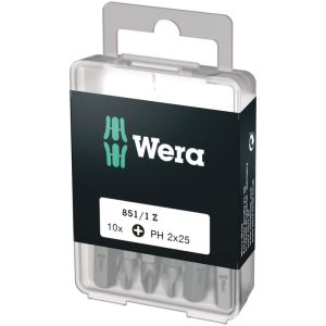 Wera Bit-Set DIY PH 2 x 25 10-teilig