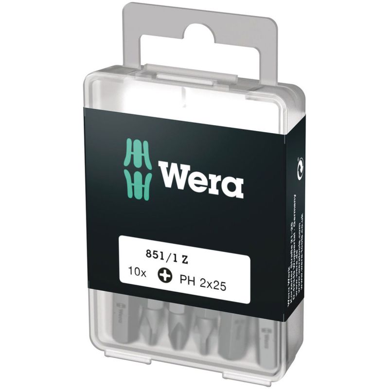 Wera Bit-Set DIY PH 2 x 25 10-teilig