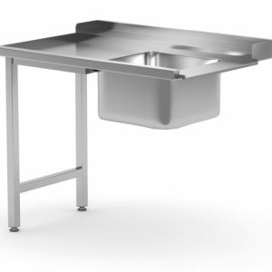 HENDI Zulauftisch für Geschirrspüler 1200x700x850 linke Seite HENDI Zulauftisch für Geschirrspüler 1200x700x850 linke Seite