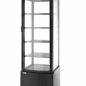 ARKTIC Kühlvitrine schwarz 270L Anti-Beschlag, Höhe 1913mm ARKTIC Kühlvitrine schwarz 270L Anti-Beschlag, Höhe 1913mm
