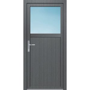 Kunststoff-Nebeneingangstür F02 BLR L grau 98 x 200 cm Kunststoff-Nebeneingangstür F02 BLR L grau 98 x 200 cm