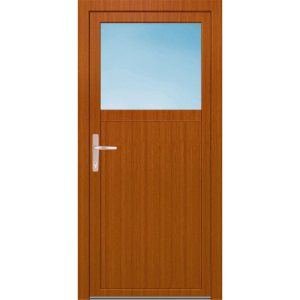 Kunststoff-Nebeneingangstür F02 BLR L Golden oak 98 x 200 cm Kunststoff-Nebeneingangstür F02 BLR L Golden oak 98 x 200 cm