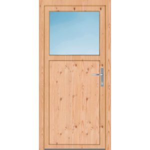 Kunststoff-Nebeneingangstür F02/F02 Easy R Fichte 98 x 200 cm Kunststoff-Nebeneingangstür F02/F02 Easy R Fichte 98 x 200 cm