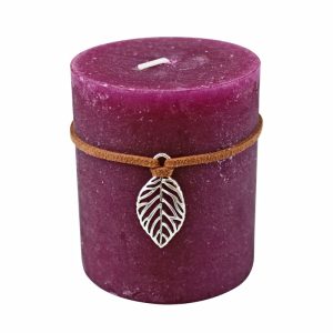 Ambientis Stumpenkerze purple 8 x 6,8 cm Ambientis Stumpenkerze purple 8 x 6,8 cm