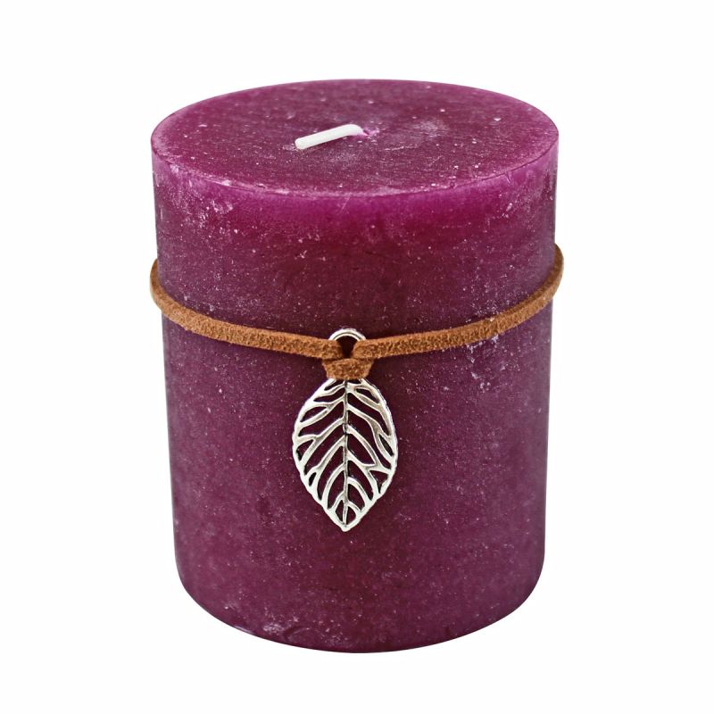 Ambientis Stumpenkerze purple 8 x 6,8 cm
